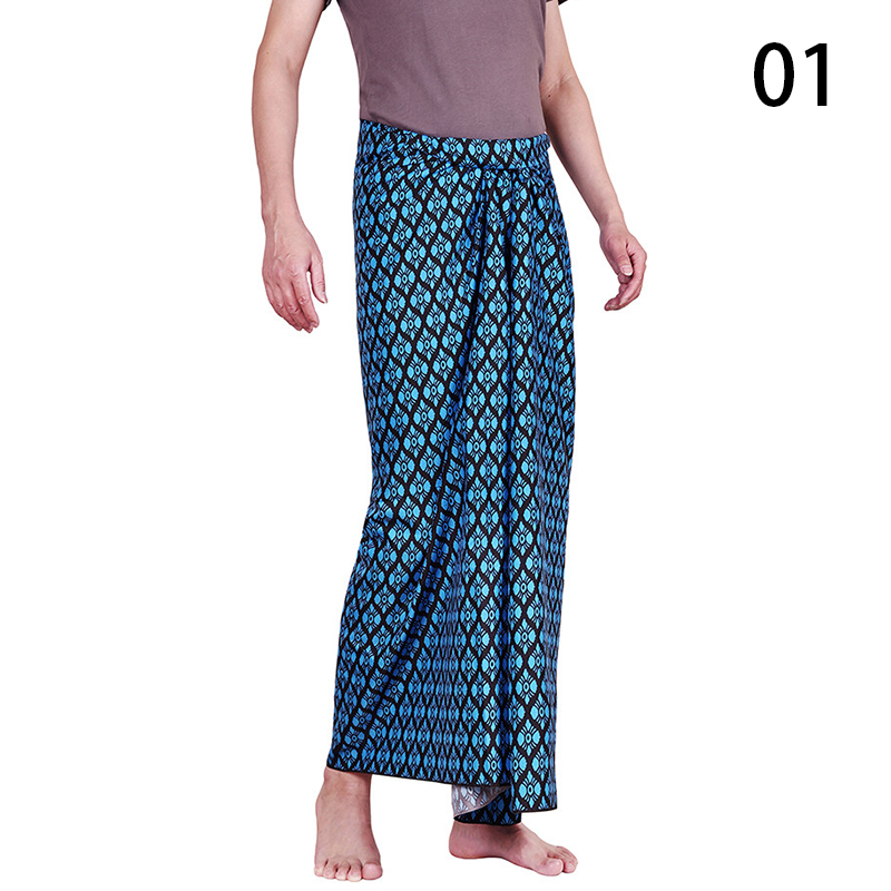 Sarong Men Wrap - Jupe Sarong Unisexe Style Traditionnel Asiatique