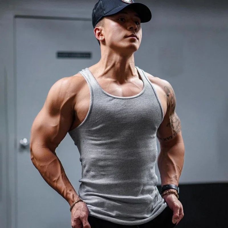 Tank Top Muscle - Été hommes gilets de course plaine