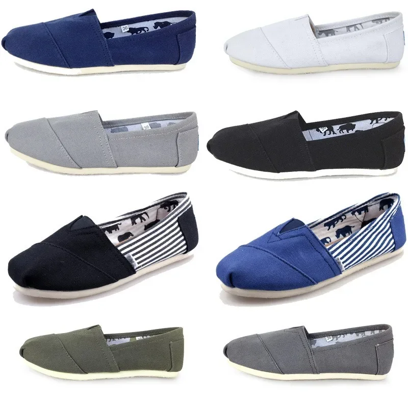 Espadrille Slip On - Mocassins d'été bleus pour hommes et