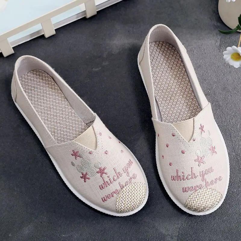 Espadrille Slip On - Kawaii sans lacet bout rond mignon