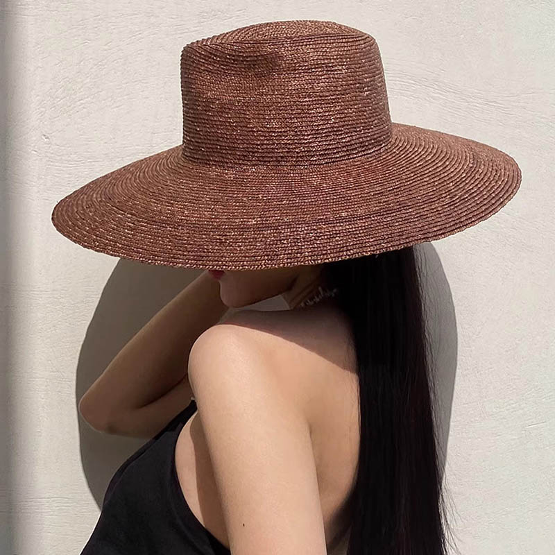 Bucket Hat Straw - Chapeau de paille anderà grand bord
