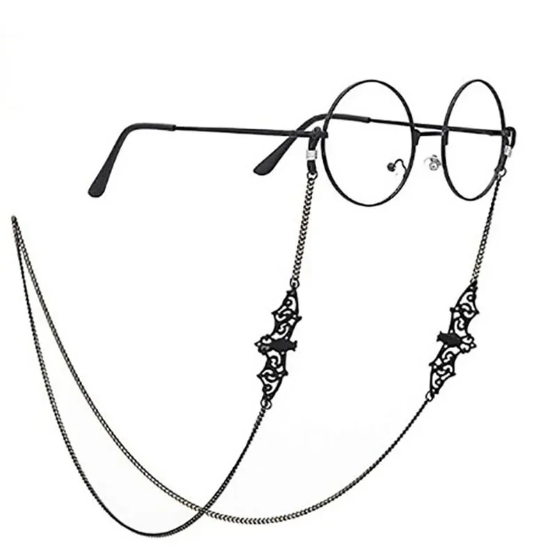 Sunglass Retainer Cord - Chaîne de lunettes chauve-souris, 1 pièce,