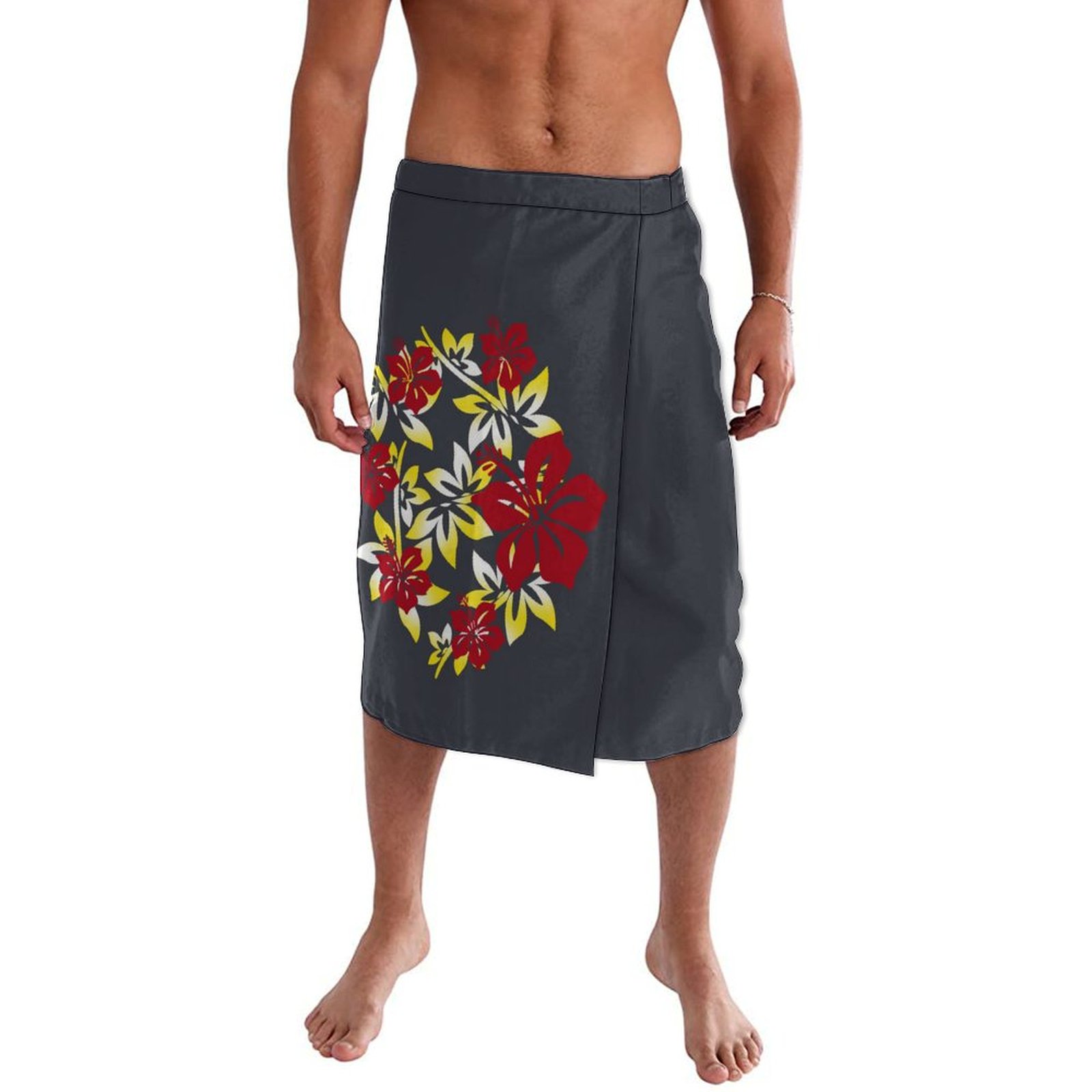 Sarong Men Wrap - Robe portefeuille de Style ethnique hawaïen