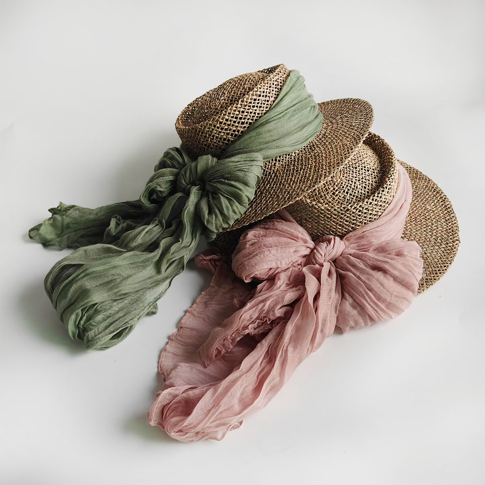 Bucket Hat Straw - Chapeau de soleil d'été pour femme