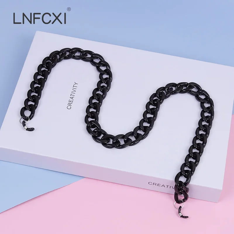 Sunglass Retainer Cord - Nouvelle Chaîne de Lunettes Noire en