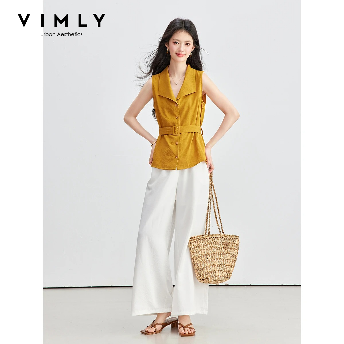 Shirt Camp Collar - VIMLY Ensemble de bureau 2 pièces