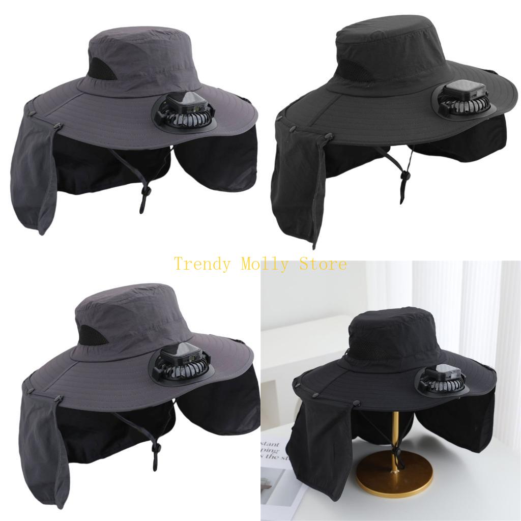 Packable Hat Nylon - Chapeau ventilateur refroidissement automatique N5KB, avec