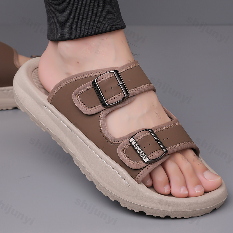 Flip Flop Leather Men - Pantoufles pour hommes 2025 été respirant
