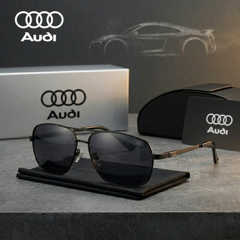 Sunglasses Aviator Polarized - Lunettes de soleil de luxe AUDI,