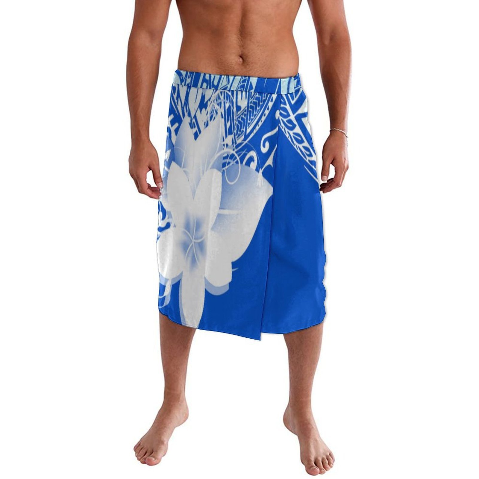 Sarong Men Wrap - Robe de plage polynésienne Samoa Fidji