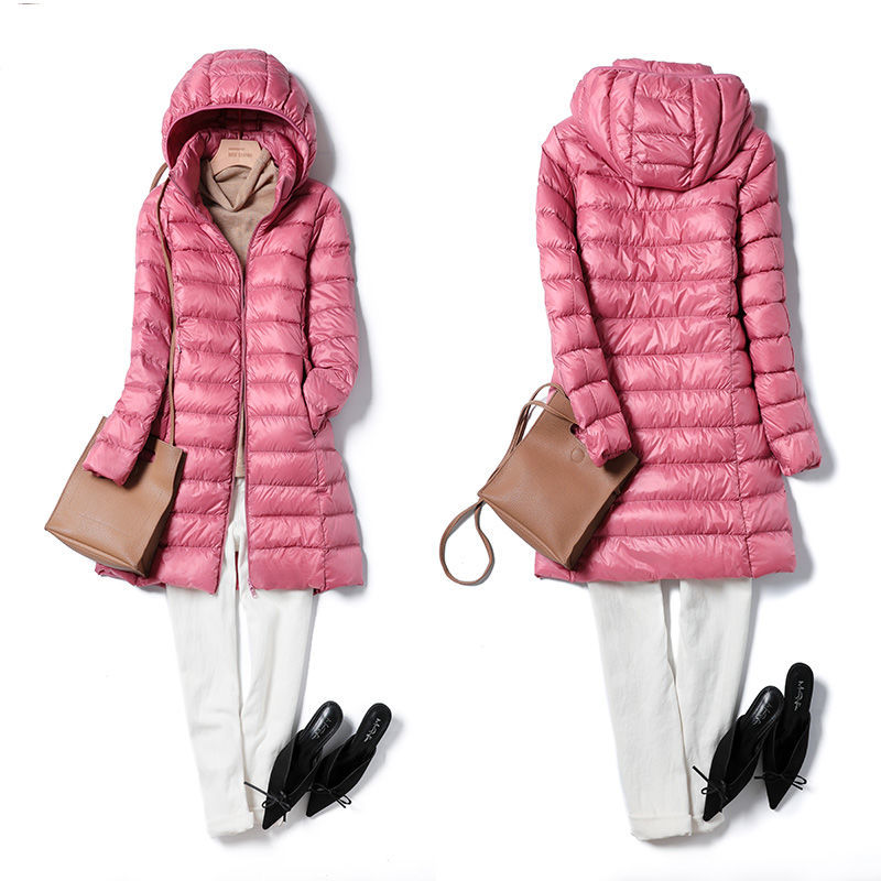 Packable Hat Nylon - Veste longue bouffante Ultra légère et