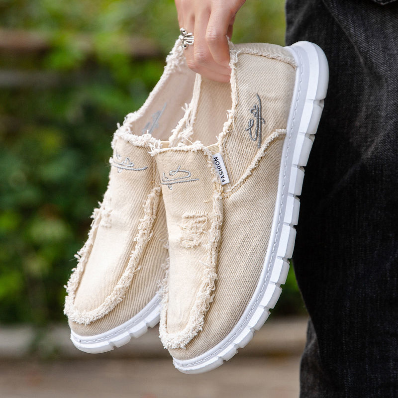 Espadrille Slip On - Chaussures en toile pour hommes, espadrilles