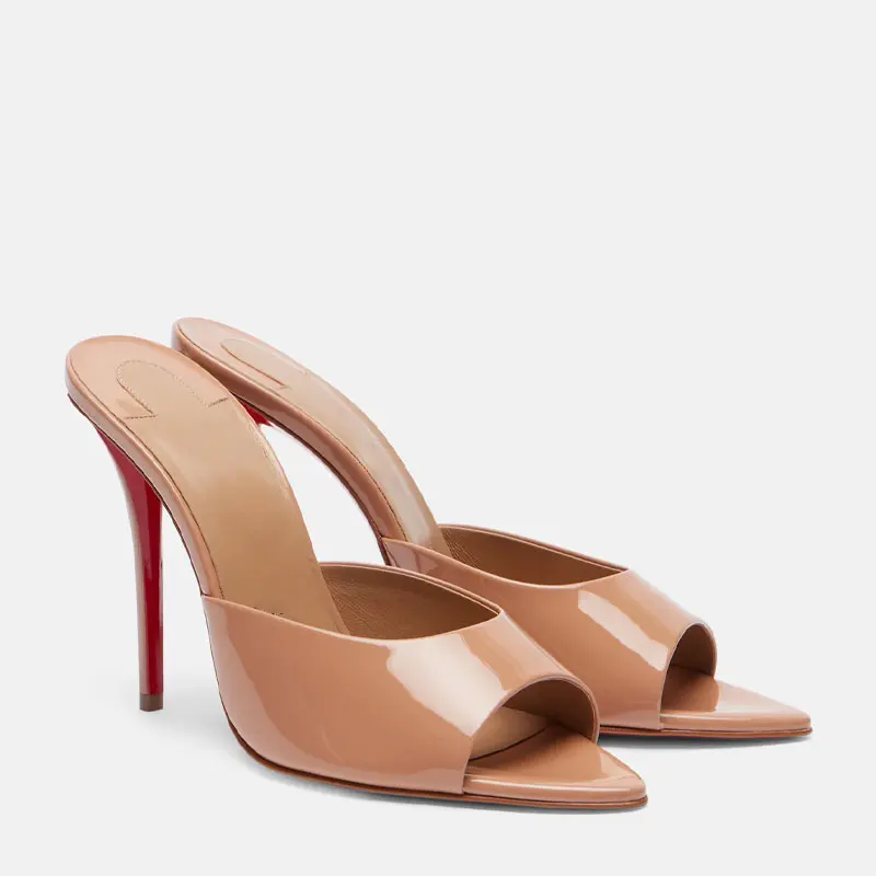 Casual Sandal Leather - Nouvelles sandales romaines à bout ouvert