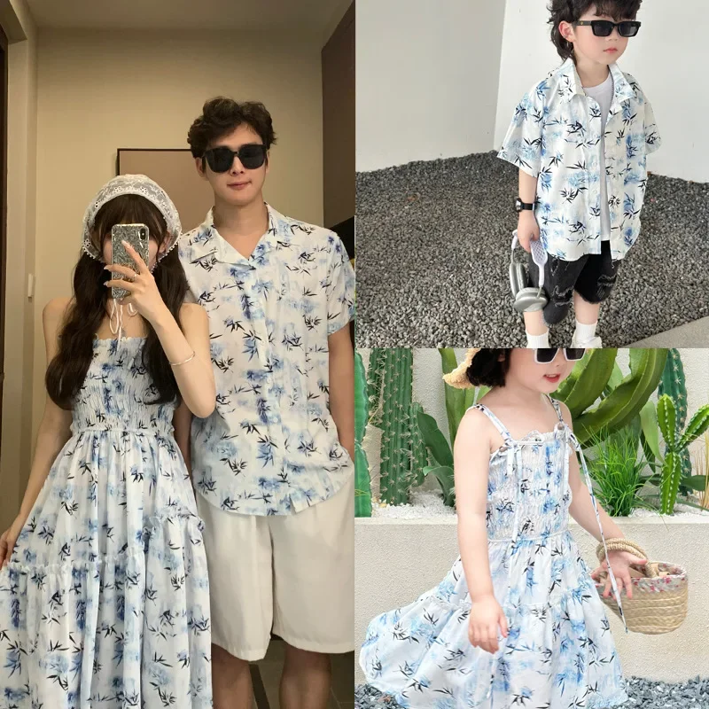 Resort Shirt Floral - Resort Couple Look Parents et enfants