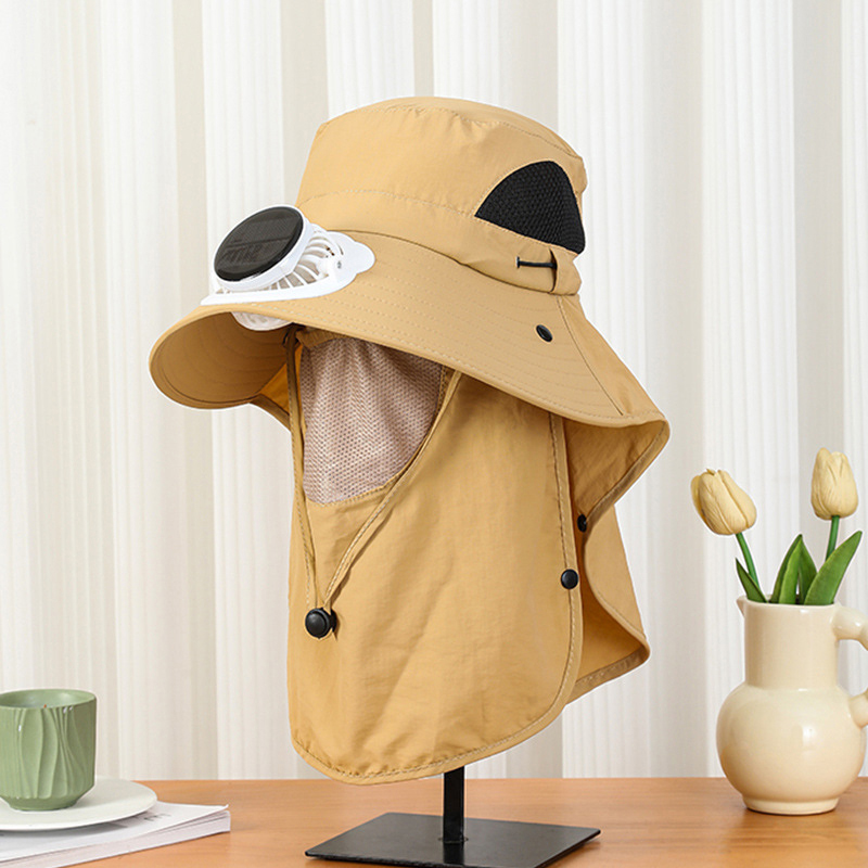 Bucket Hat Straw - Chapeau solaire à large bord pour