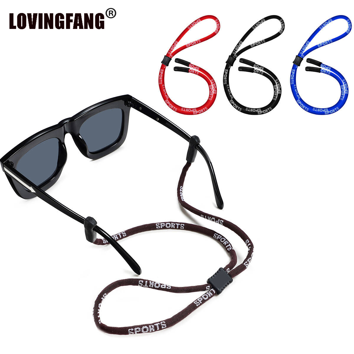 Sunglass Retainer Cord - Corde de lunettes de soleil antidérapante,
