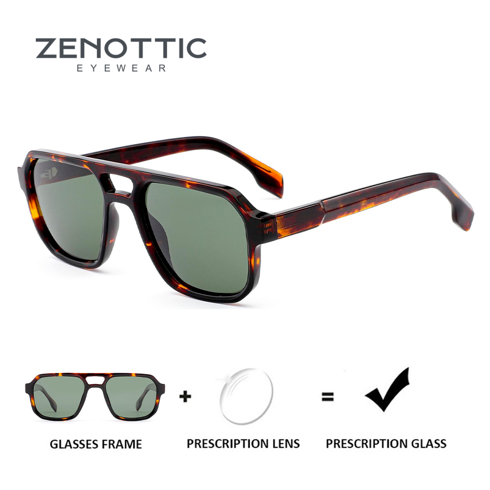 Sunglasses Aviator Polarized - ZENOTTIC élégant myopie aviateur Prescription lunettes