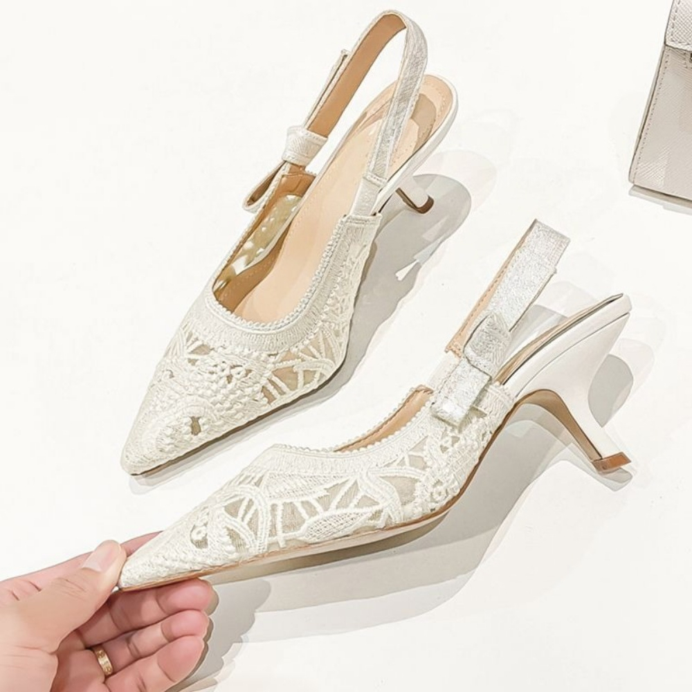 Casual Sandal Leather - Sandales à talons hauts en cuir