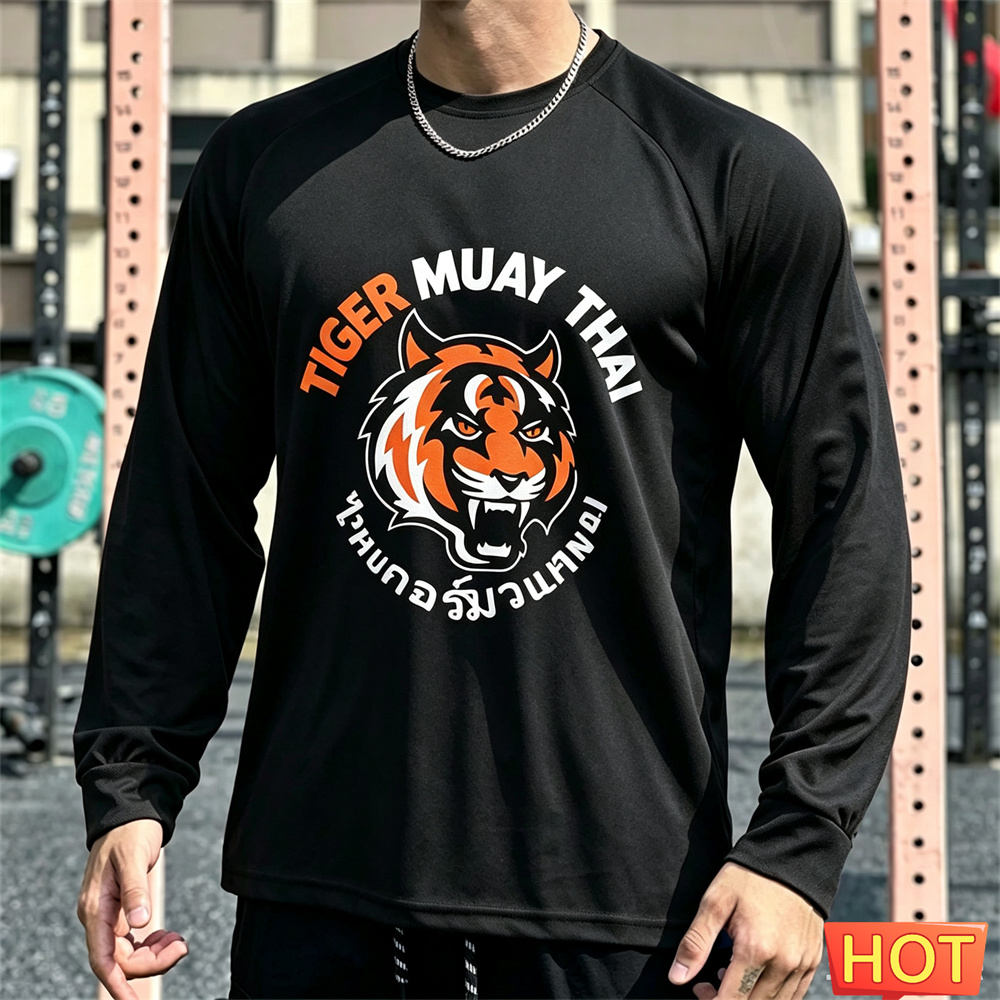 Tee Graphic Print - T-shirt à manches longues pour hommes