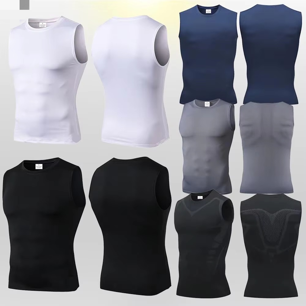 Tank Top Muscle - Débardeur de compression pour homme, sans