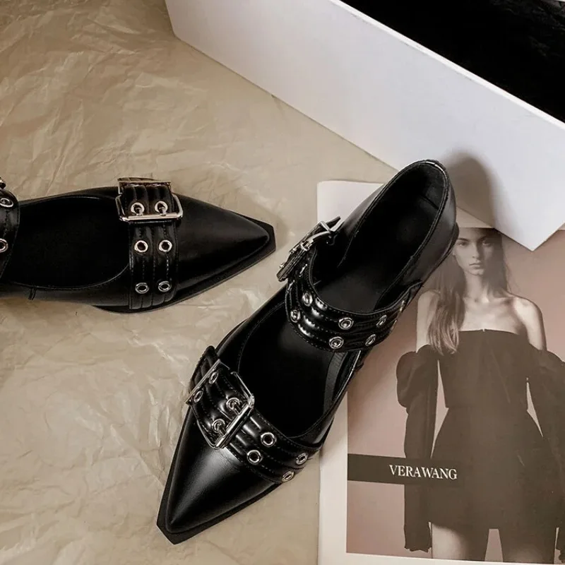 Casual Sandal Leather - Chaussures pour femmes Designer luxe escarpins