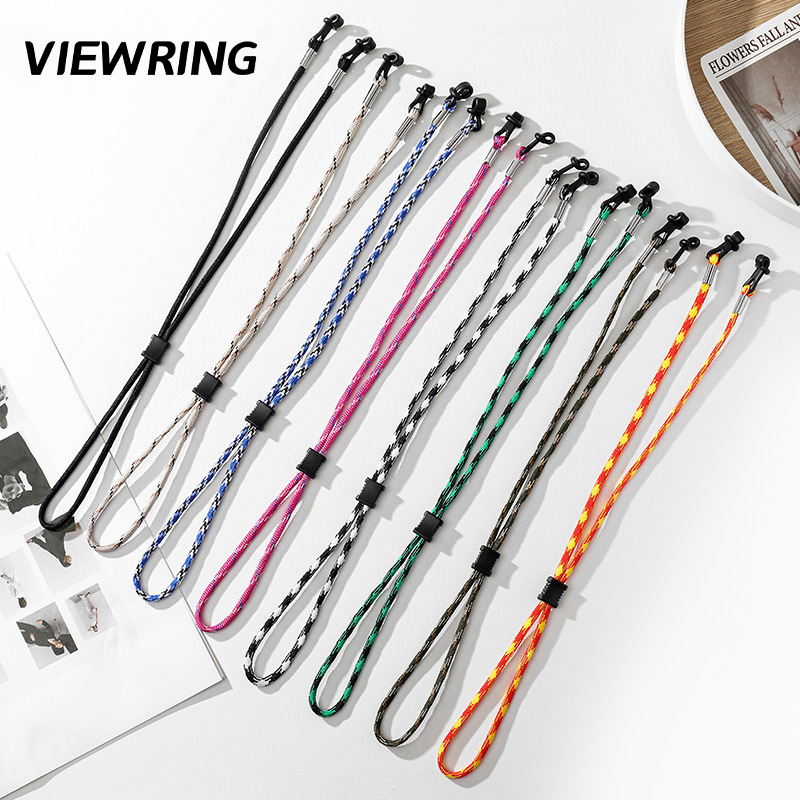 Sunglass Retainer Cord - Cordon tressé réglable antidérapant pour lunettes