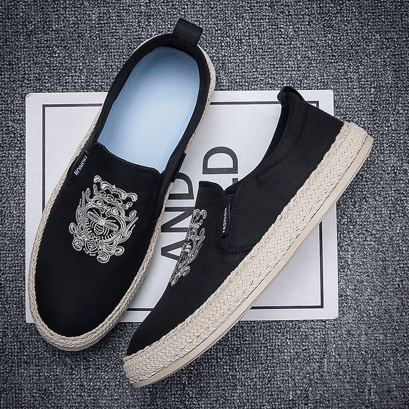Chaussures respirantes noires  - Espadrille Slip On avis et prix