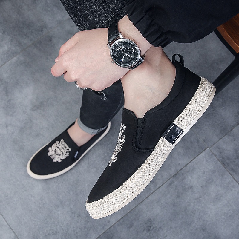 Chaussures respirantes noires  - Espadrille Slip On avis et prix