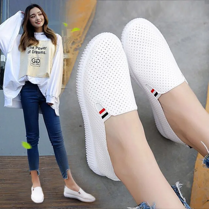 Femmes baskets blanc chaussure - Espadrille Slip On avis et prix