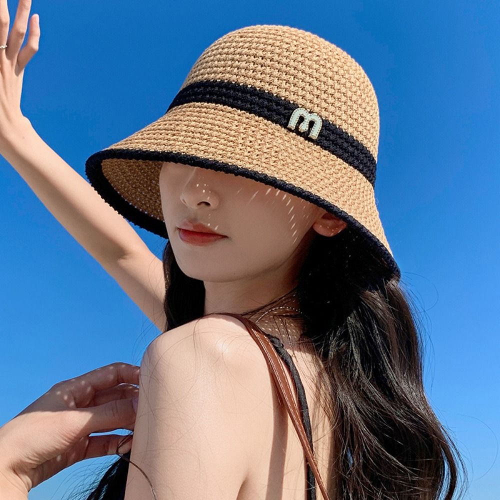 Chapeau de pêcheur élégant et  - Bucket Hat Straw avis et prix