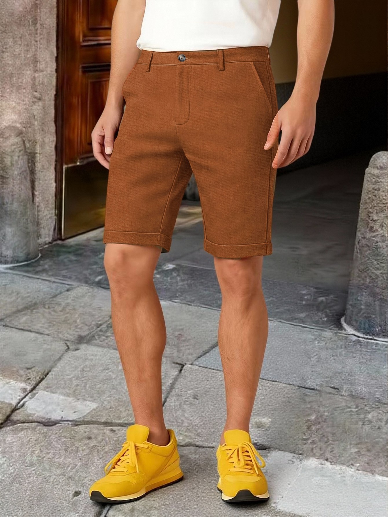 Shorts chino pour homme à ourl - Shorts Chino Slim avis et prix