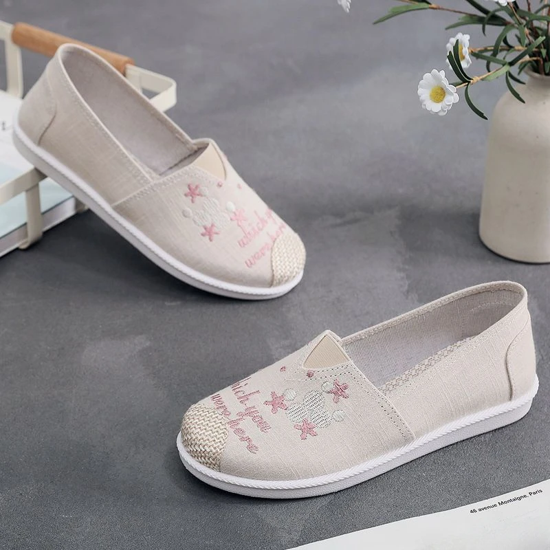 Kawaii sans lacet bout rond mi - Espadrille Slip On avis et prix
