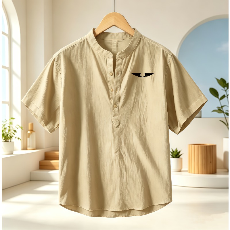 Chemise à manches courtes pour - Linen Shirt Breathable avis et prix