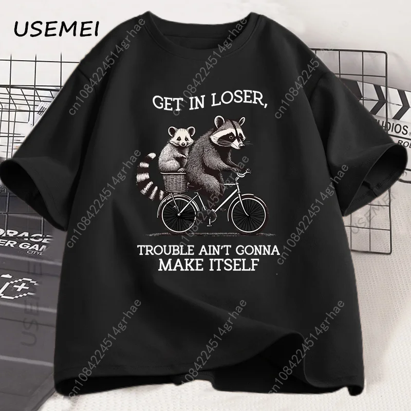 T-shirt « Get in Loser » avec  - Tee Graphic Print avis et prix