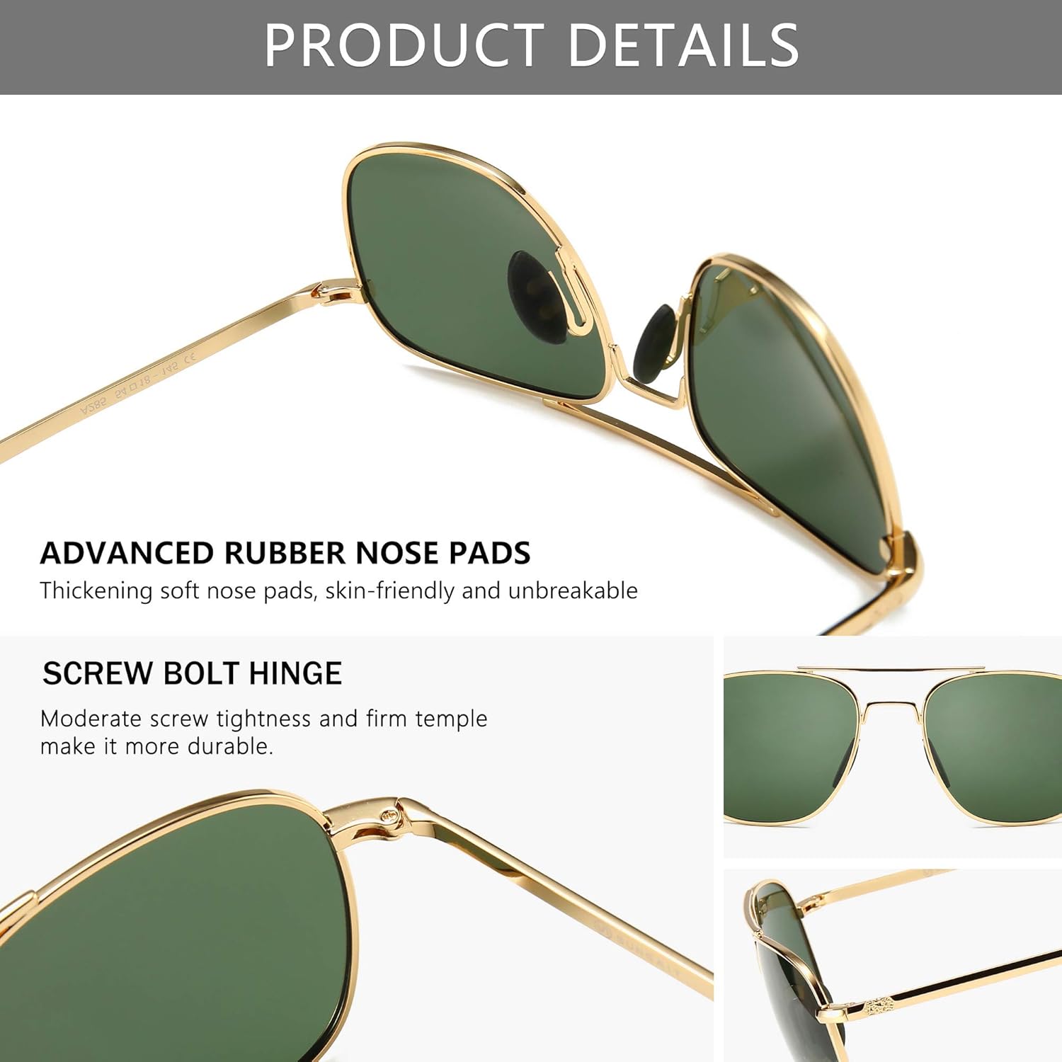 Lunettes de soleil polarisées  - Sunglasses Aviator Polarized avis et prix