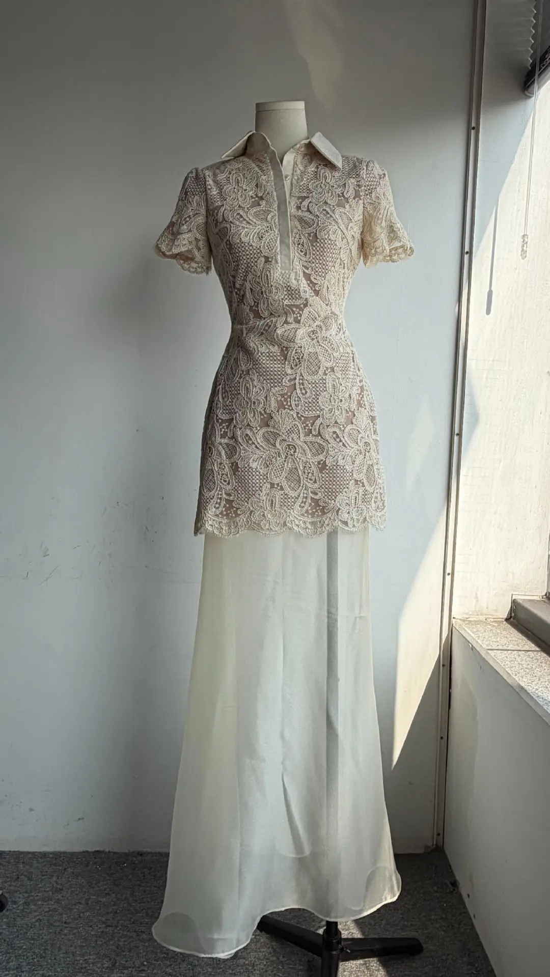 Robe chemise vintage à col mon - Resort Shirt Floral avis et prix