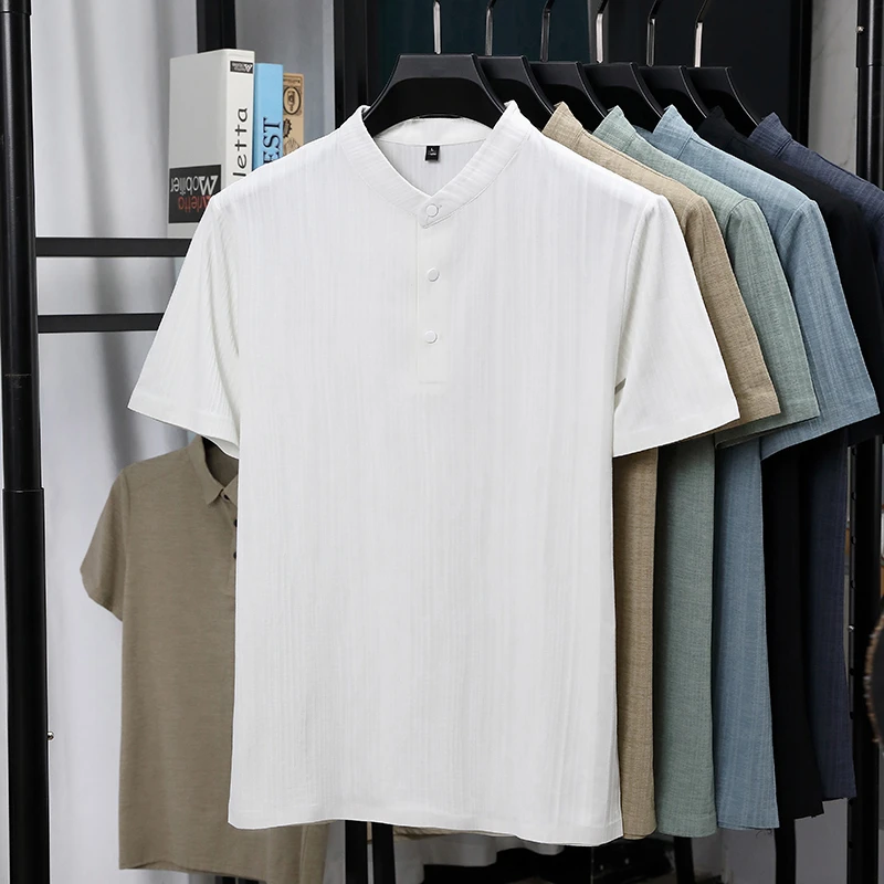 Chemises décontractées pour ho - Linen Shirt Breathable avis et prix