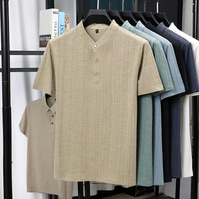 Chemises décontractées pour ho - Linen Shirt Breathable avis et prix