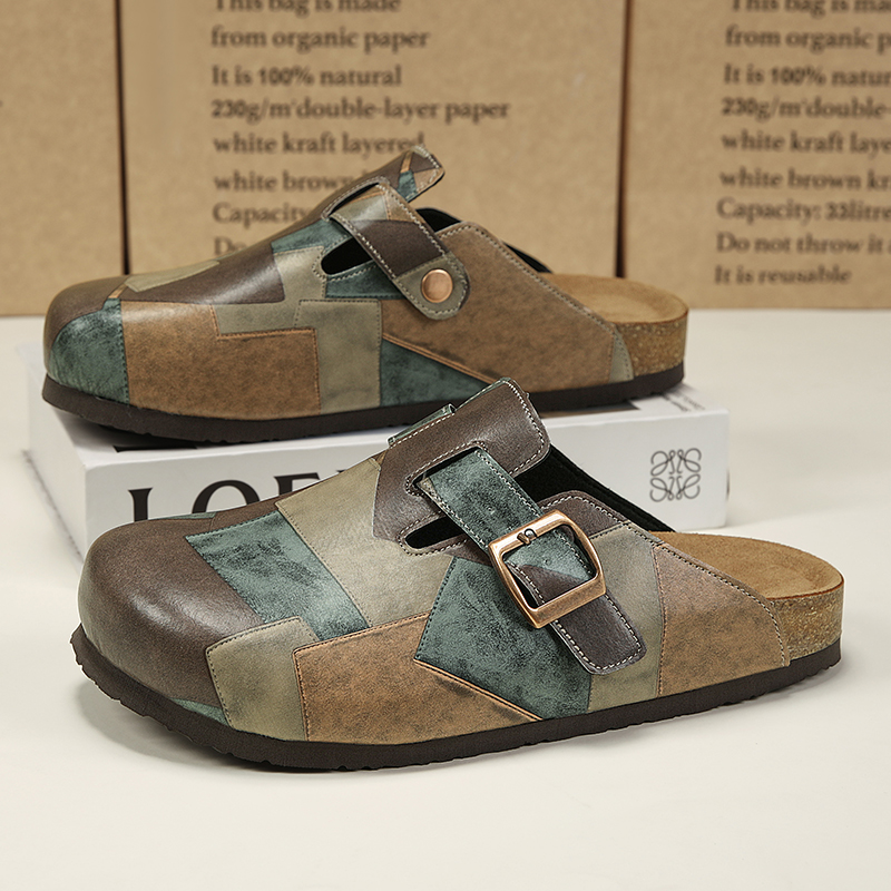 Pantoufles unisexes à bout fer - Flip Flop Leather Men avis et prix