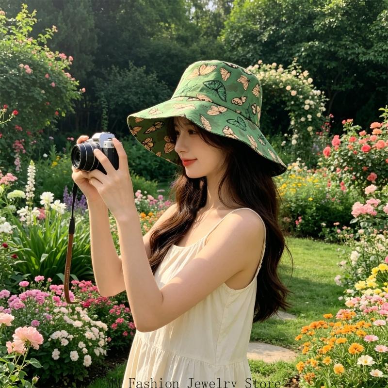 Chapeau seau imprimé vert, cha - Packable Hat Nylon avis et prix