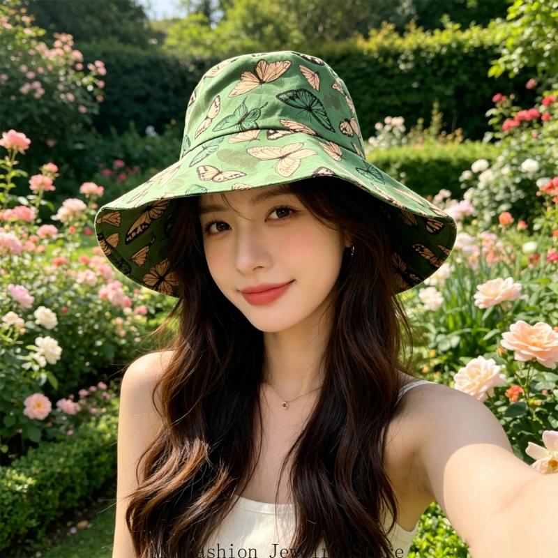 Chapeau seau imprimé vert, cha - Packable Hat Nylon avis et prix