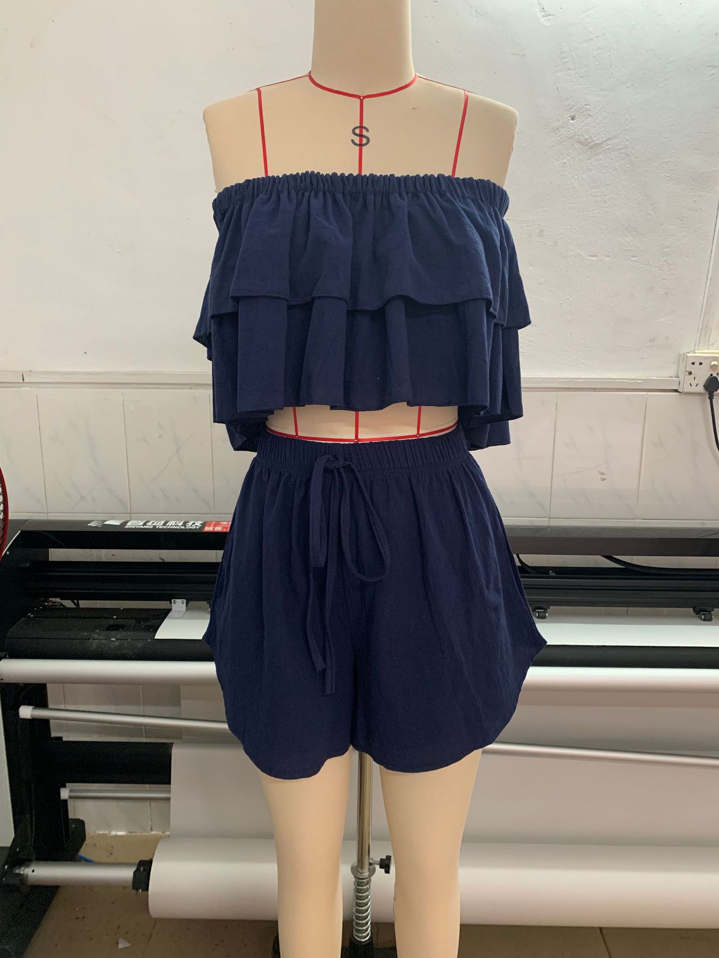 Mode féminine estivale : nouve - Short Linen Drawstring avis et prix
