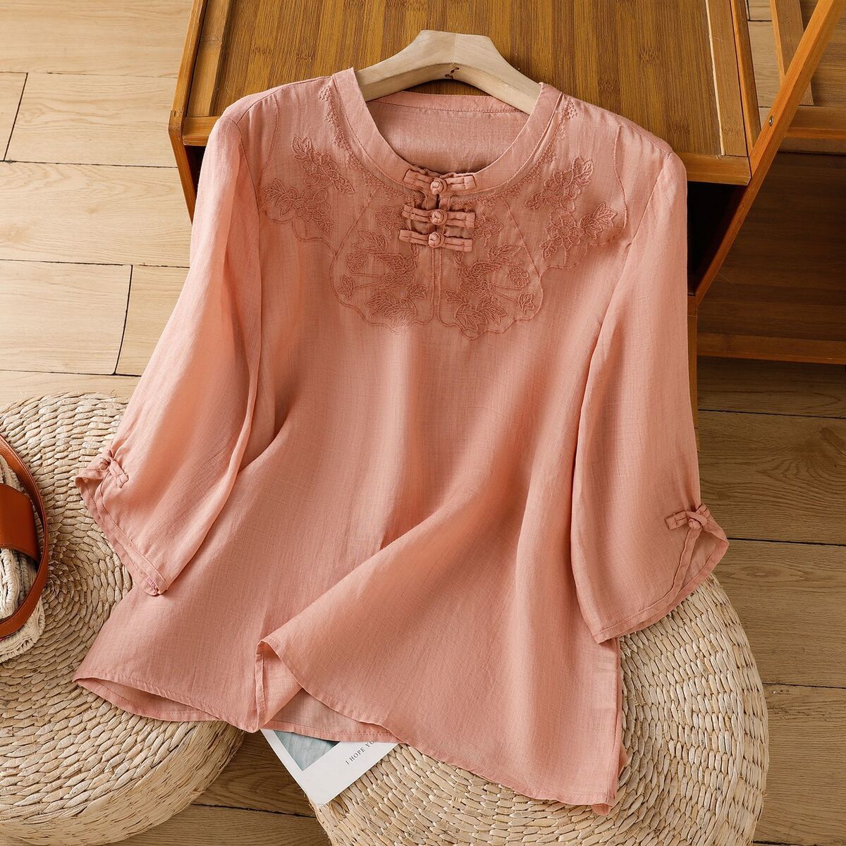 Chemise sans manches en coton  - Shirt Camp Collar avis et prix