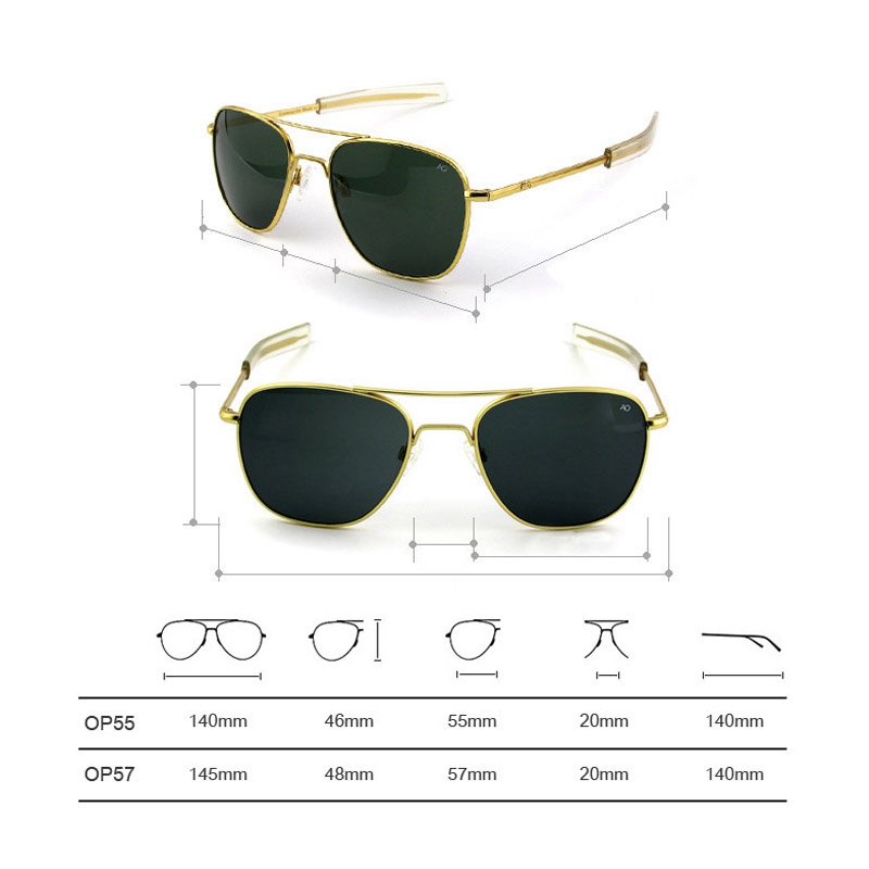 AO lunettes de soleil lentille - Sunglasses Aviator Polarized avis et prix