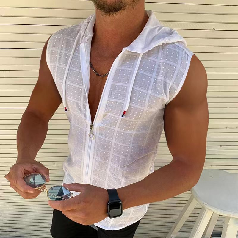 T-shirt cardigan à capuche et  - Linen Shirt Breathable avis et prix