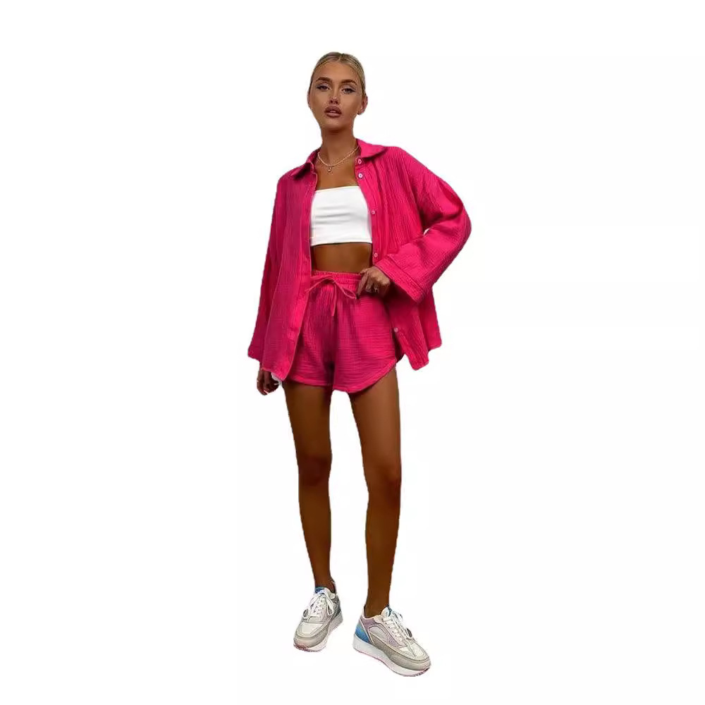 Ensemble trois pièces court po - Short Linen Drawstring avis et prix