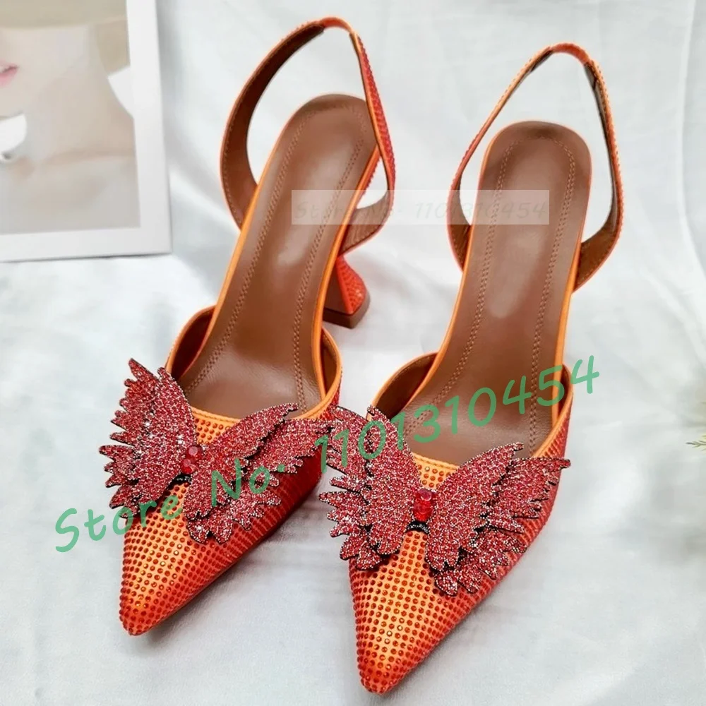 Sandales pointues papillon en  - Casual Sandal Leather avis et prix