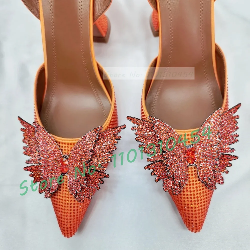 Sandales pointues papillon en  - Casual Sandal Leather avis et prix