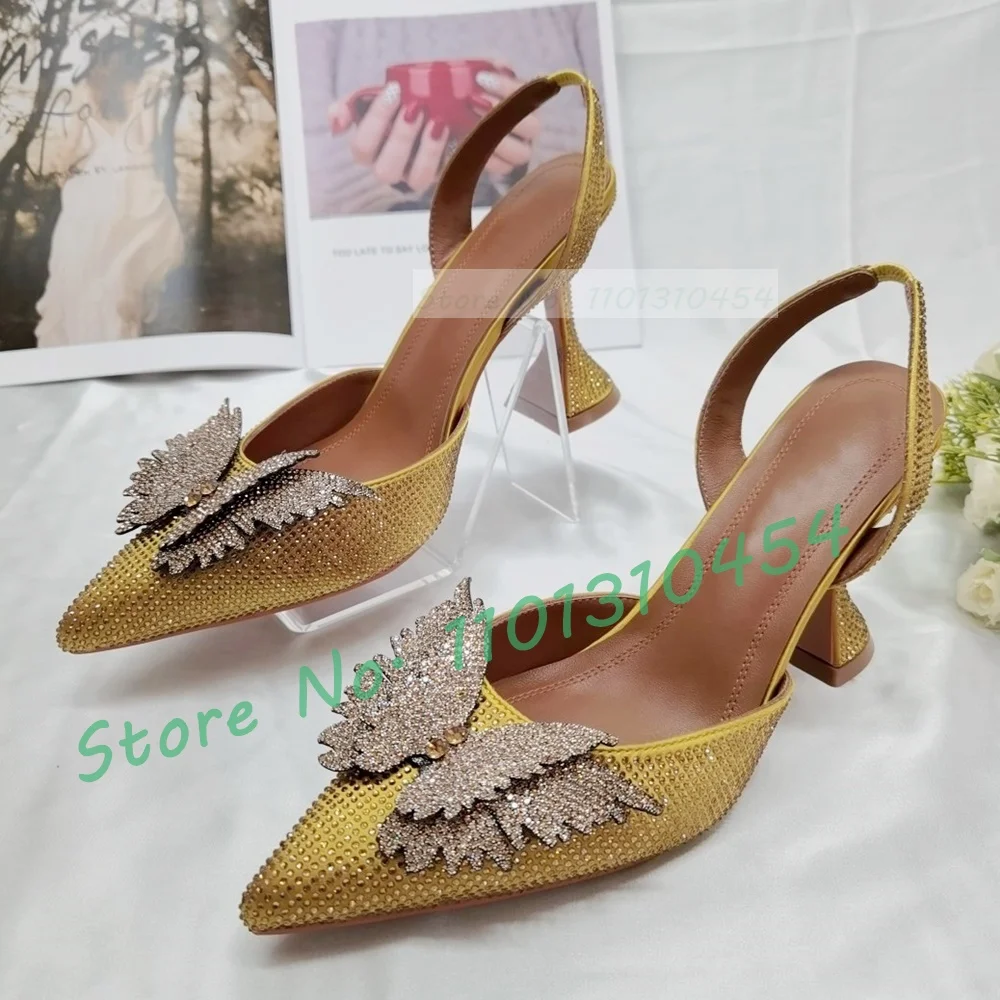 Sandales pointues papillon en  - Casual Sandal Leather avis et prix