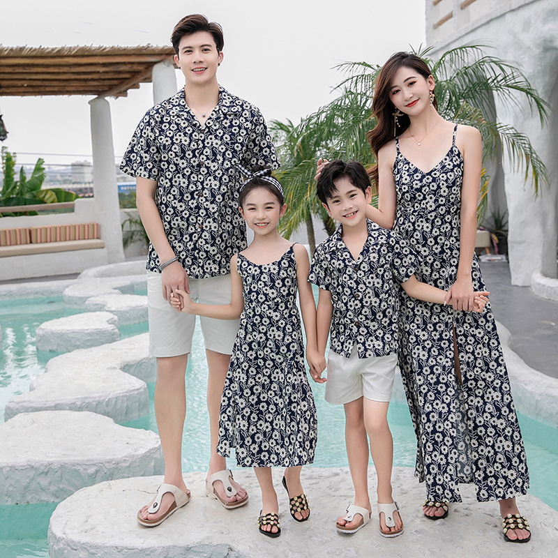 Tenue Assortie Famille : Robe  - Resort Shirt Floral avis et prix